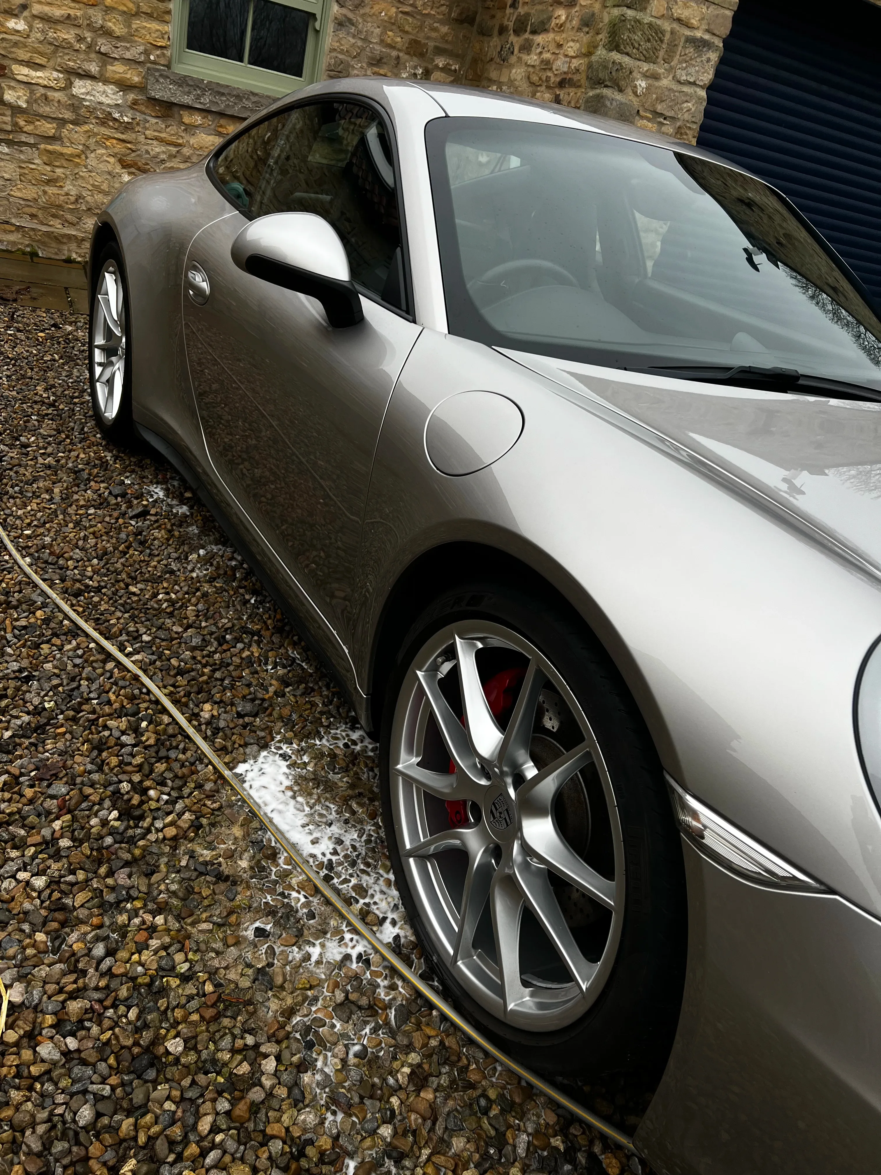 Polished Audi after 1 step paint correction