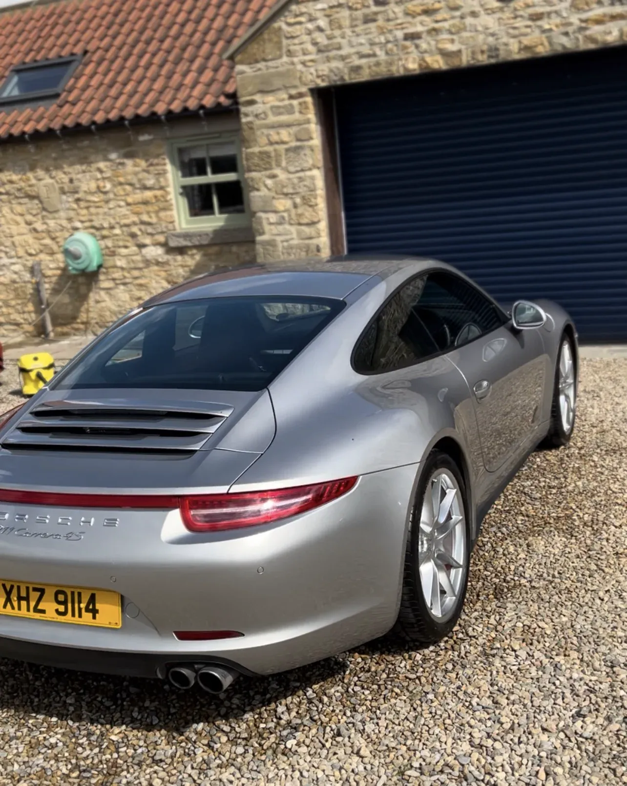 Car with ceramic coating applied